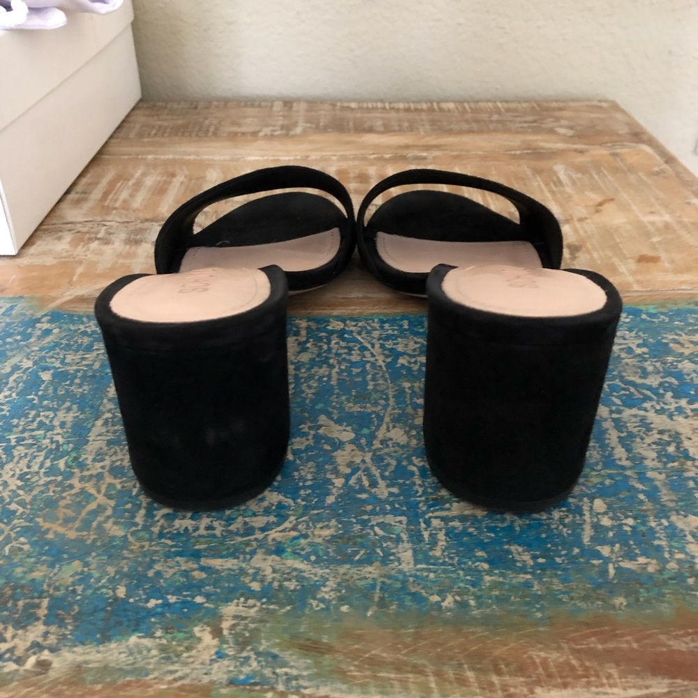 Schutz Sheri Suede Mule Sandals - Picture 8 of 10